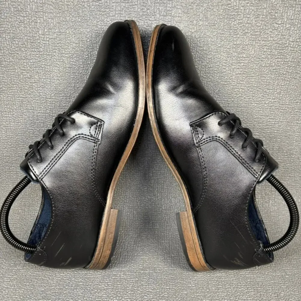 MIX N0 6 Buckley 8726036 Size 7M Kids Boys Black Oxford Casual Dress Shoes
